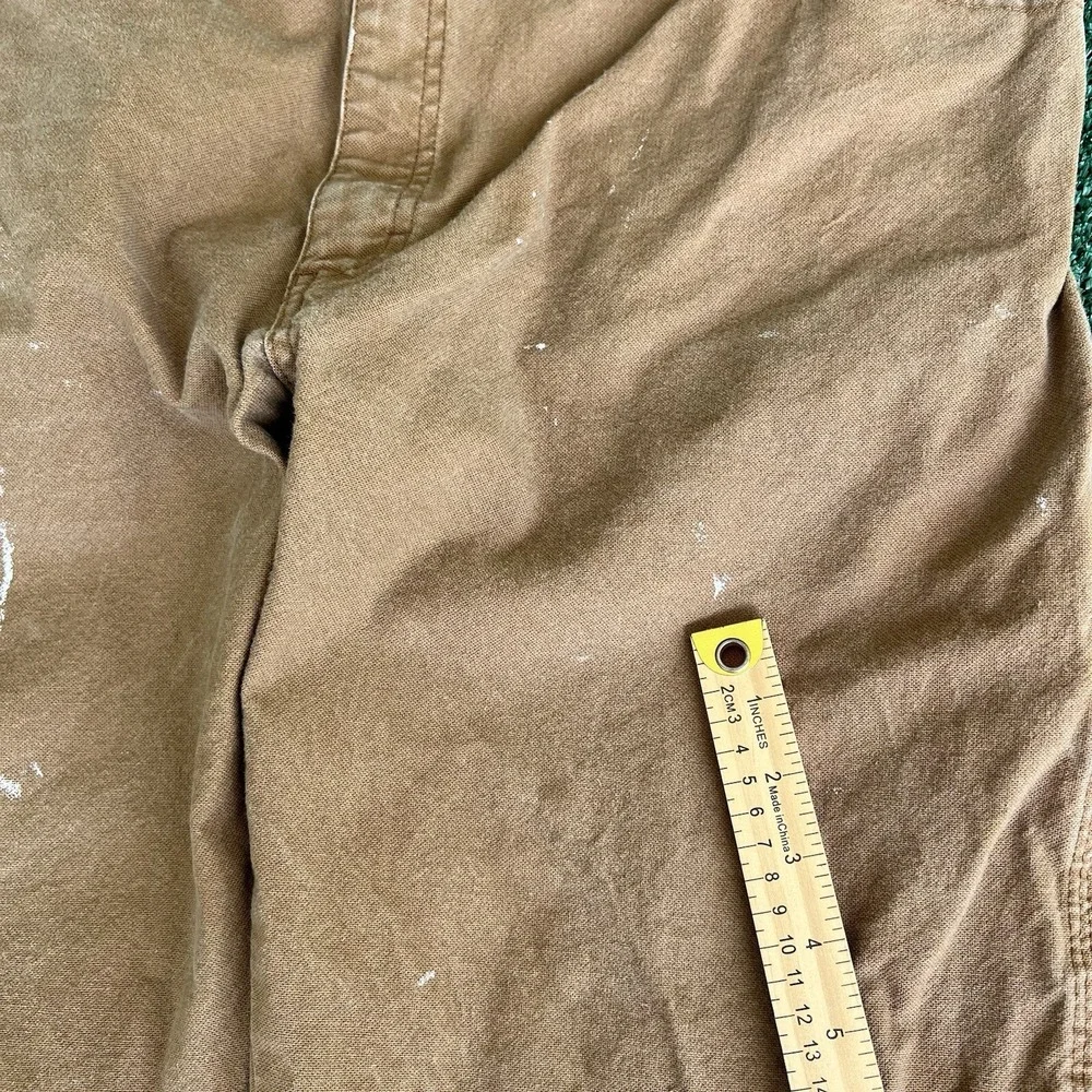 Mens Dickies Carpenter Wide-Leg Carpenter Brown Pants 42x30 20